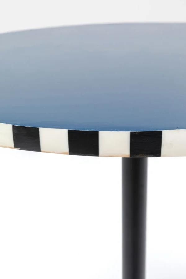 Tavolino d appoggio Domero Race blu Ø40cm - KARE