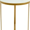 Tavolino d appoggio Marble oro Ø45 - KARE