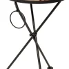 Tavolino da caffè Clack Mosaic arancione Ø35cm - KARE