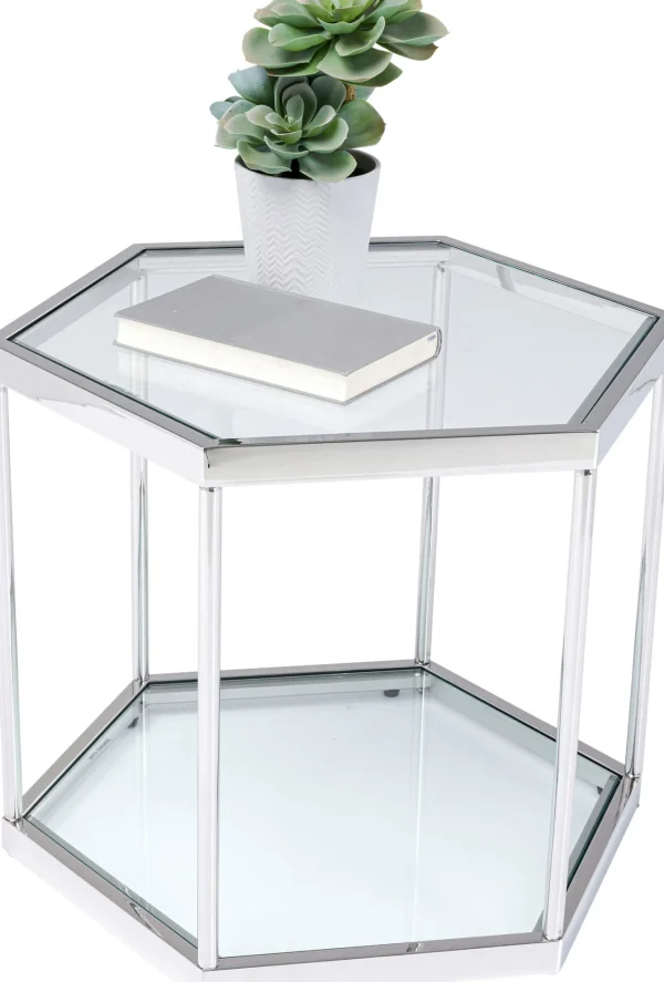 Tavolino Da Caffè Comb Argento 45cm - KARE