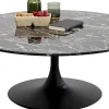 Tavolino da caffé da Salotto Schickeria Marmo Nero Ø110cm - KARE