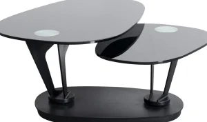 Tavolino da caffè Franklin nero 150x58cm - KARE