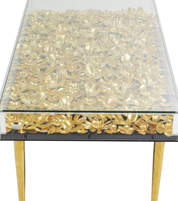 Tavolino da caffè Gold Flowers 120x60 cm - KARE