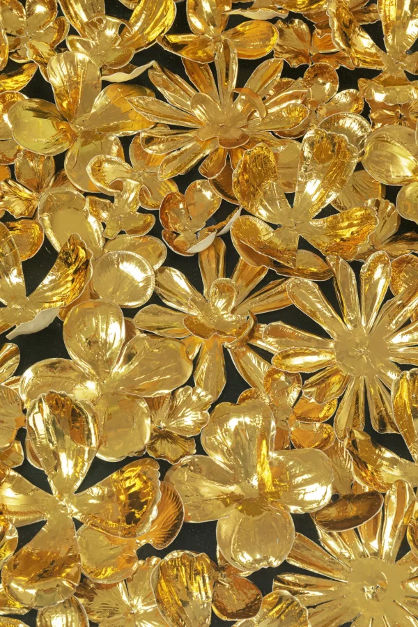 Tavolino da caffè Gold Flowers 120x60 cm - KARE