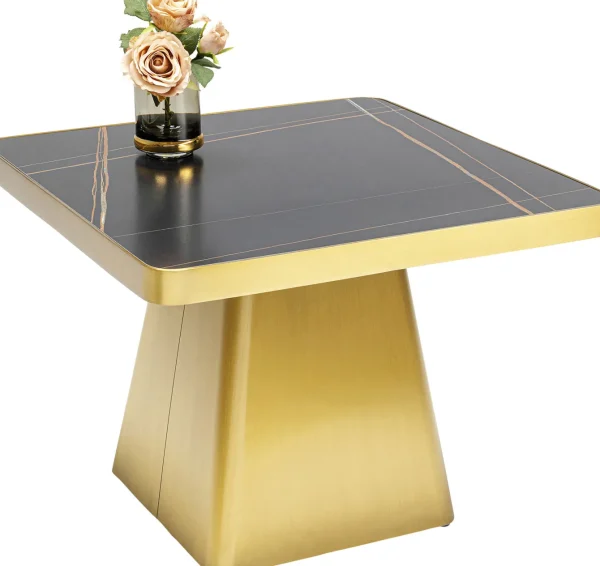 Tavolino da caffè Miler oro 80x80cm - KARE