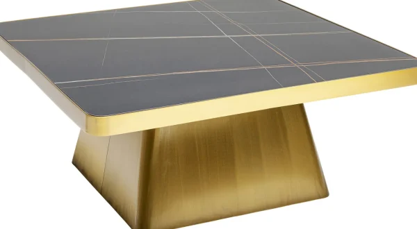 Tavolino da caffè Miler oro 80x80cm - KARE