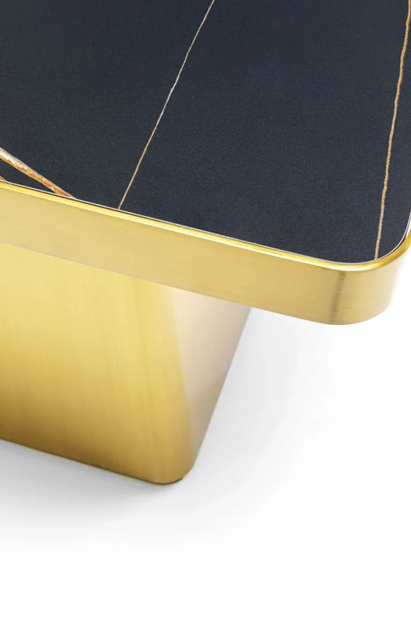 Tavolino da caffè Miler oro 80x80cm - KARE