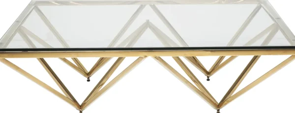 Tavolino da caffè Network oro 105x105 cm - KARE