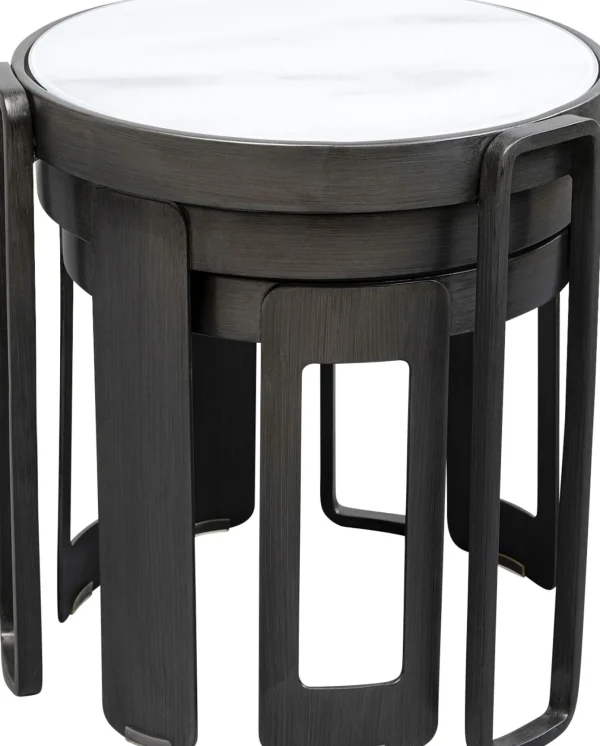 Tavolino da caffè Perelli nero (3/Set) - KARE