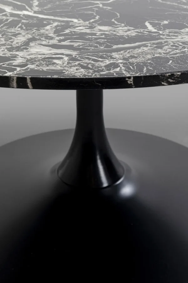 Tavolino da caffé Schickeria Marmo Nero Ø80cm - KARE
