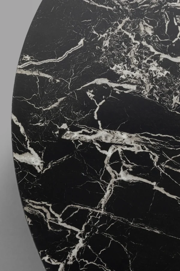 Tavolino da caffé Schickeria Marmo Nero Ø80cm - KARE