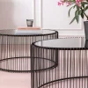 TAVOLINO DA CAFFÈ WIRE UNO NERO 60X90CM - KARE