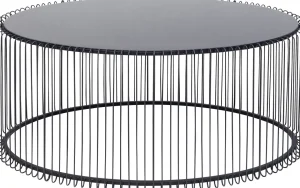 TAVOLINO DA CAFFÈ WIRE UNO NERO 60X90CM - KARE