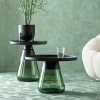 Tavolino d'appoggio Bottiglia verde Ø 50cm - KARE