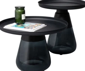 Tavolino d'appoggio Bottiglia Smoke Ø 60cm - KARE
