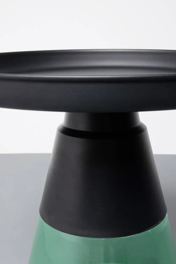 Tavolino d'appoggio Bottiglia verde Ø 50cm - KARE