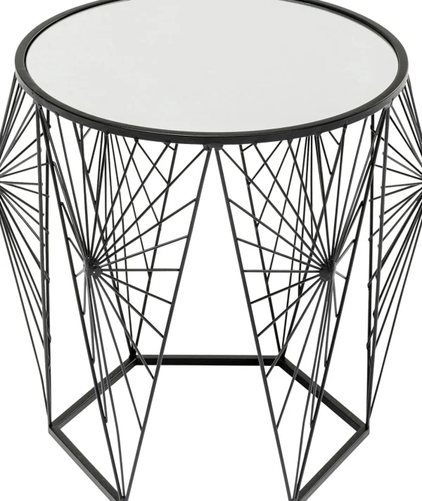 Tavolino d'appoggio Cobweb nero (2/Set) - KARE