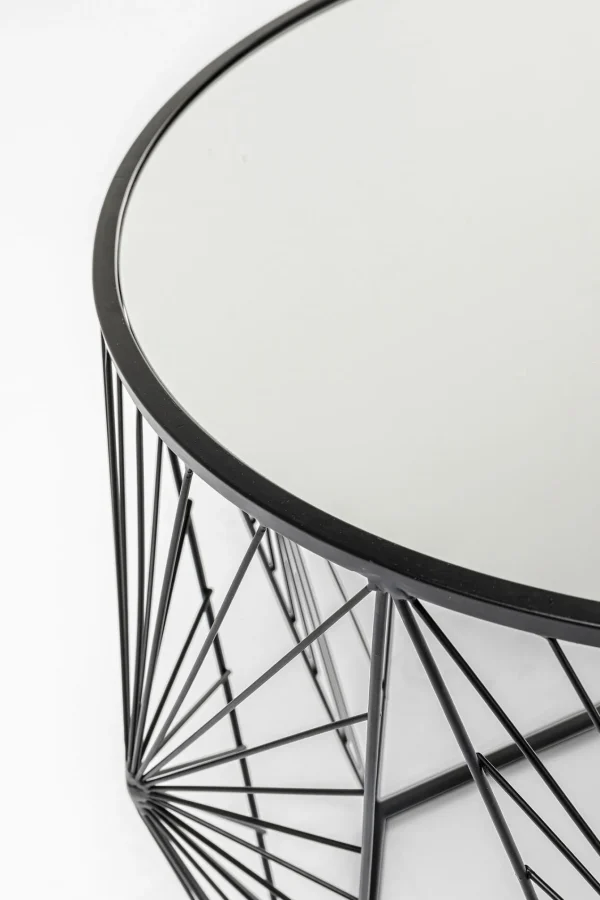 Tavolino d'appoggio Cobweb nero (2/Set) - KARE