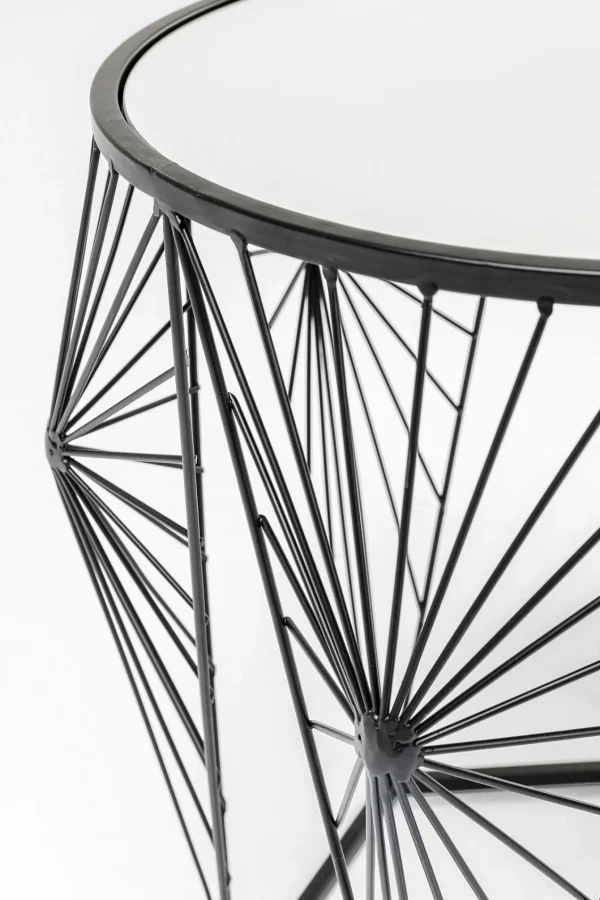 Tavolino d'appoggio Cobweb nero (2/Set) - KARE