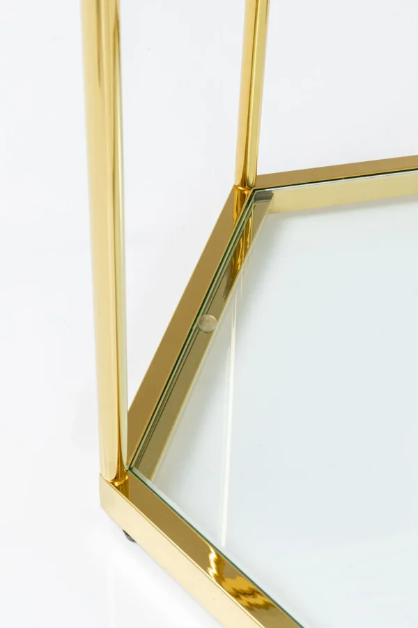 Tavolino D'appoggio Comb Oro 55cm - KARE