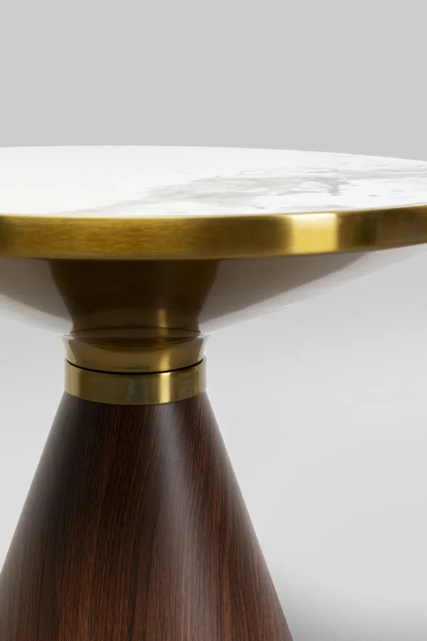Tavolino d'appoggio Cono Ceramica Ø50cm - KARE