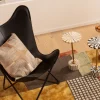 Tavolino d'appoggio Domero Cirque ottone bianco Ø25cm - KARE