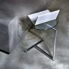 Tavolino d'appoggio Easy Living vetro chiaro Ø46 cm - KARE