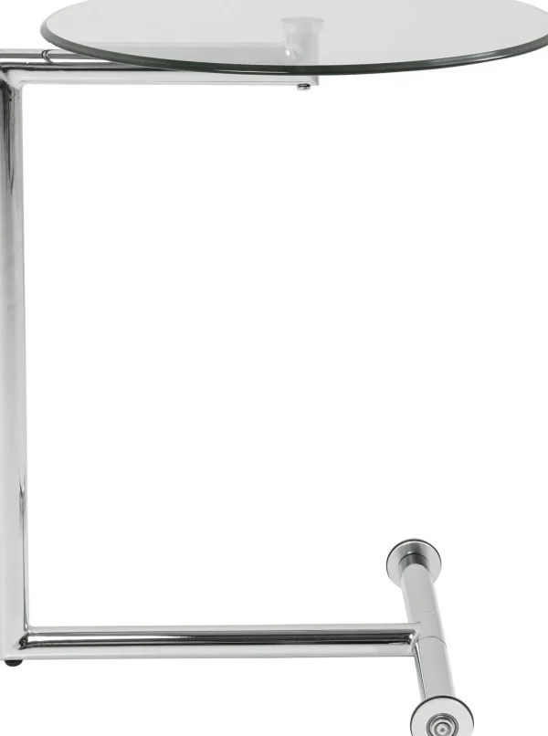 Tavolino d'appoggio Easy Living vetro chiaro Ø46 cm - KARE
