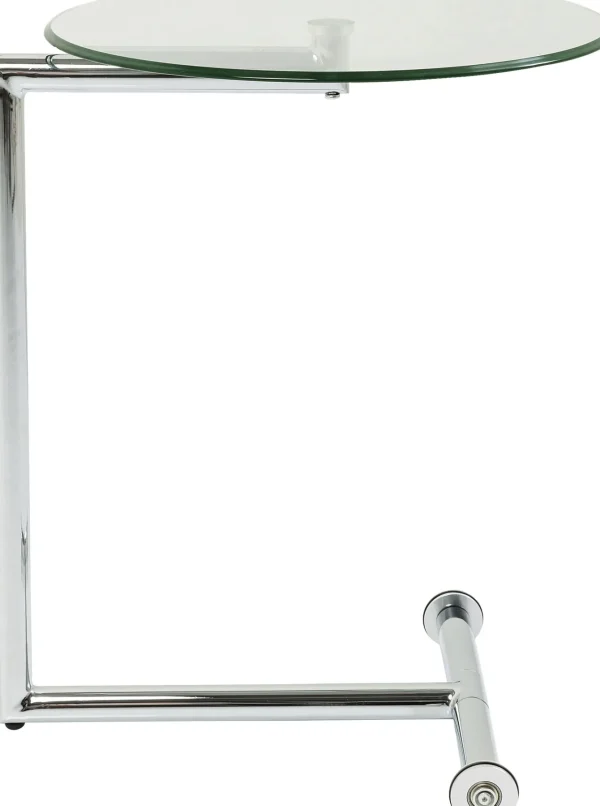 Tavolino d'appoggio Easy Living vetro chiaro Ø46 cm - KARE
