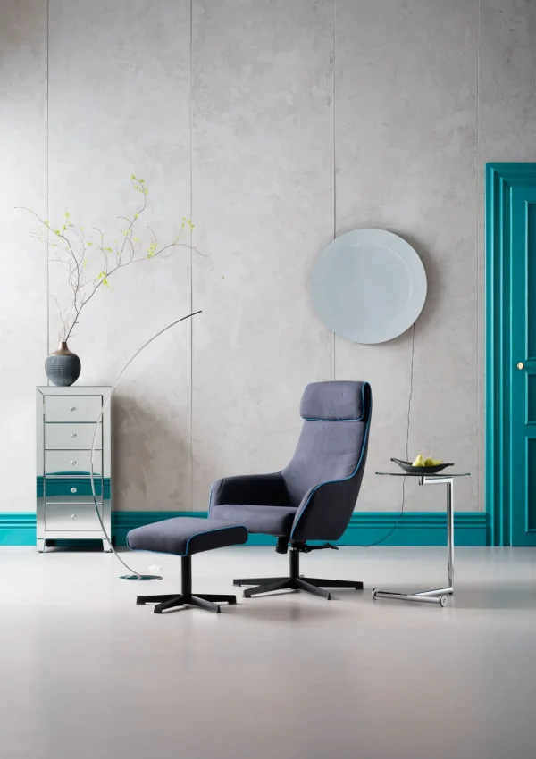 Tavolino d'appoggio Easy Living vetro chiaro Ø46 cm - KARE