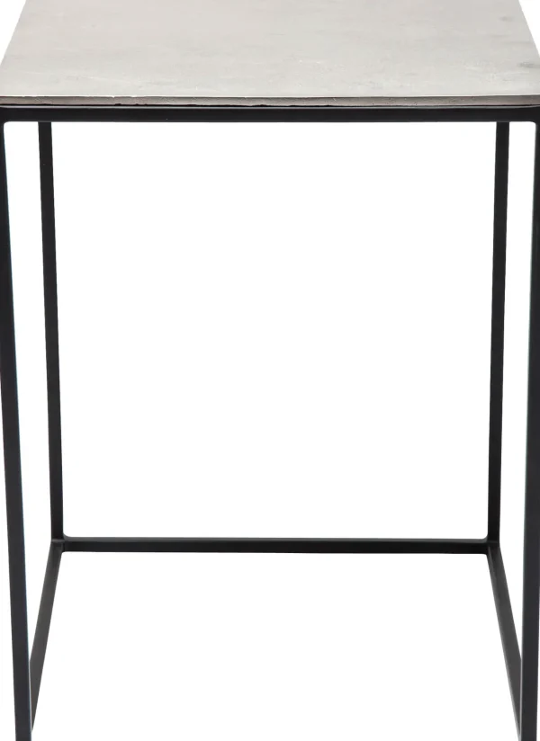 TAVOLINO D'APPOGGIO LOFT QUADRATO VINTAGE (3/SET) - KARE