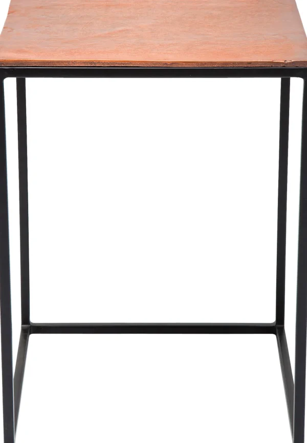 TAVOLINO D'APPOGGIO LOFT QUADRATO VINTAGE (3/SET) - KARE
