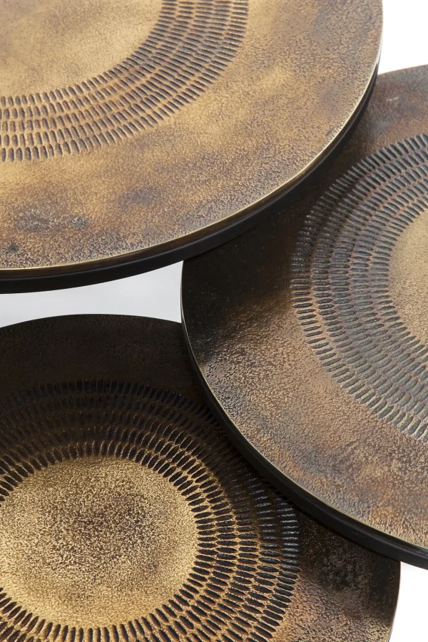 TAVOLINO D'APPOGGIO MARRAKESH Ø48CM (3/SET) - KARE