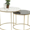 TAVOLINO D'APPOGGIO MYSTIC ROUND PICCOLO (2/SET) Ø - KARE