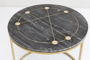 TAVOLINO D'APPOGGIO MYSTIC ROUND PICCOLO (2/SET) Ø - KARE
