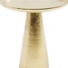 Tavolino D'appoggio Plateau Uno Ottone Ø45cm - KARE