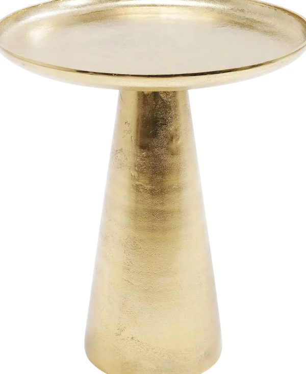 Tavolino D'appoggio Plateau Uno Ottone Ø45cm - KARE