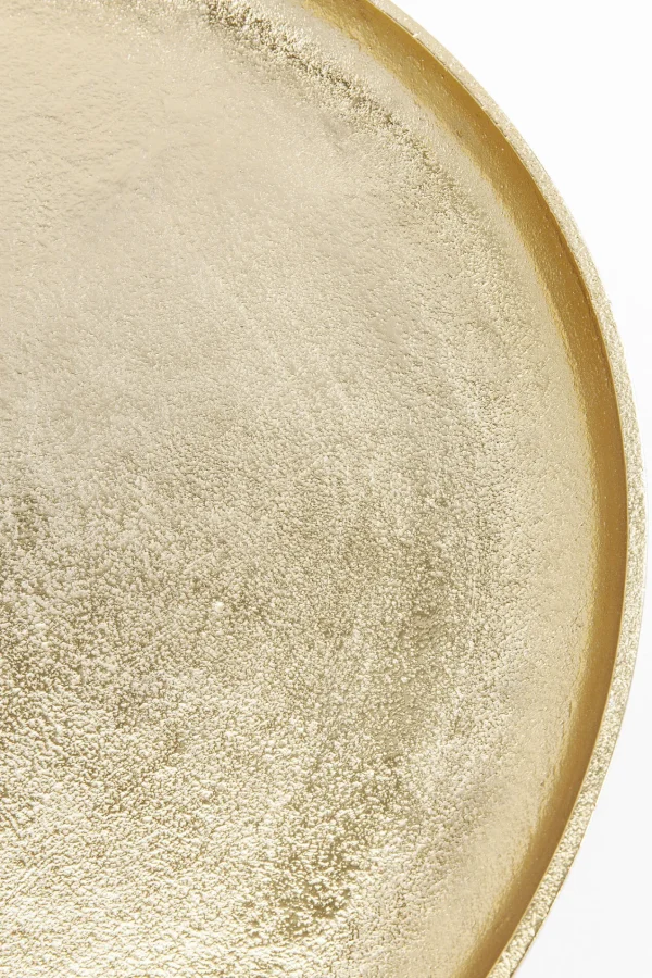 Tavolino D'appoggio Plateau Uno Ottone Ø45cm - KARE