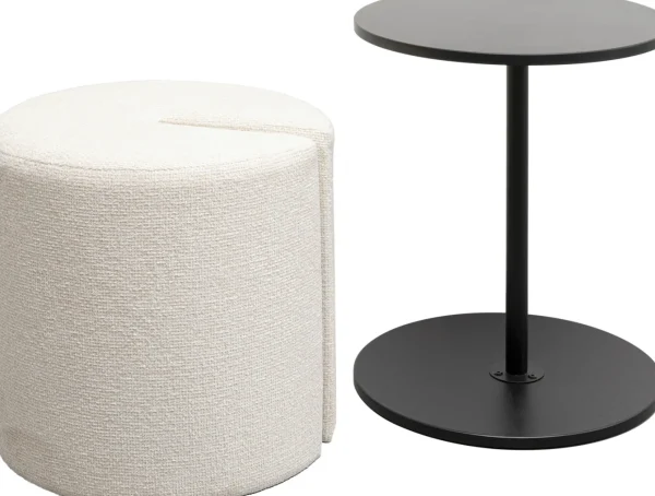 Tavolino d'appoggio+sgabello Better Together - KARE