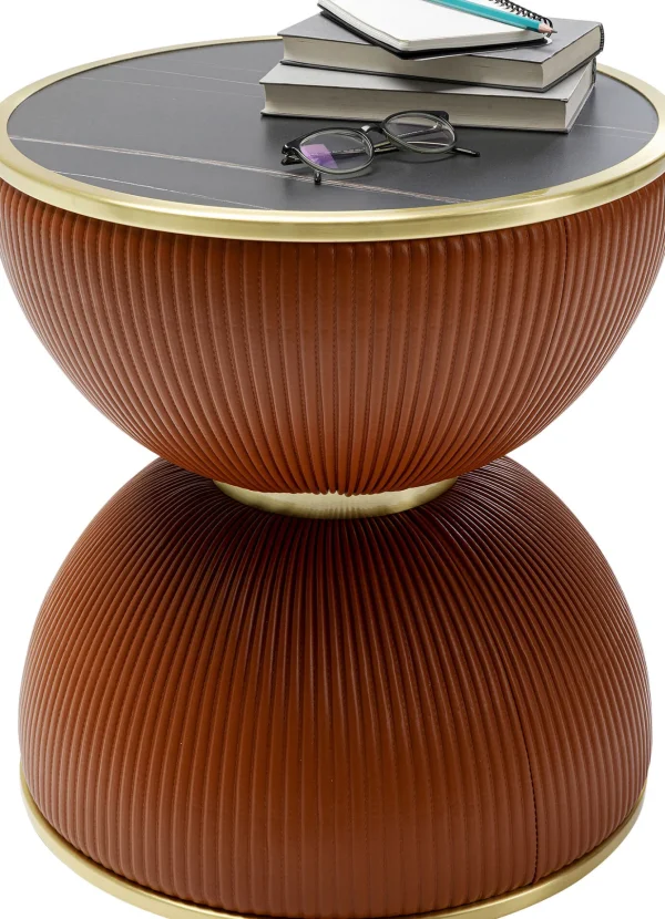 Tavolino Endless Vegas arancione Ø47cm - KARE