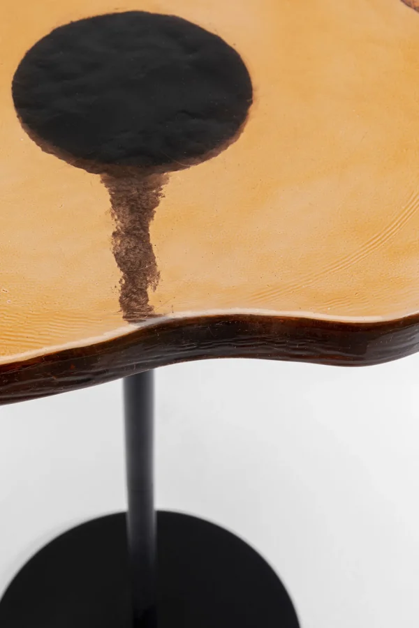 Tavolino Lava arancione Ø30cm - KARE