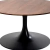 Tavolino Schickeria Walnuss nero Ø80cm - KARE