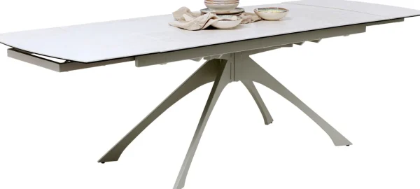 Tavolo allungabile Lana Greige 180(40+40)x90cm - KARE