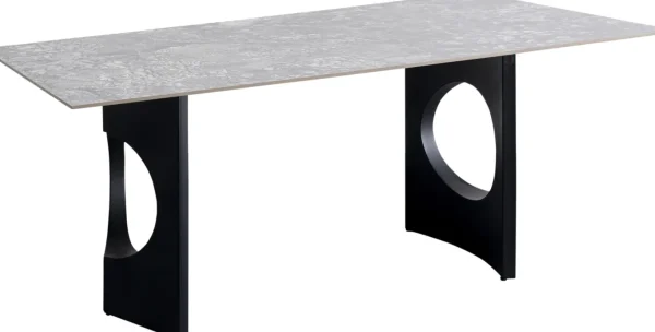 Tavolo Bilbao Oho Nero 180x90cm - KARE