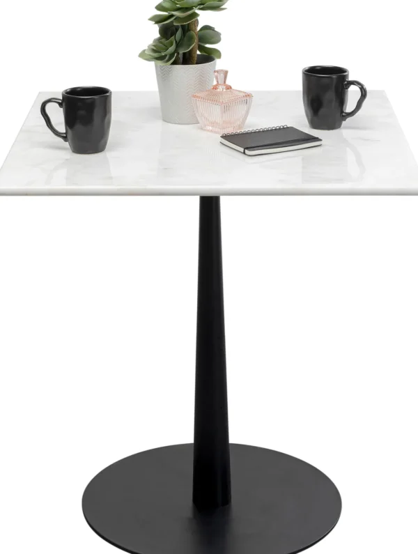 Tavolo bistrot Capri Bianco 70x70cm - KARE