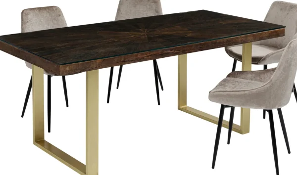 Tavolo Conley Ottone 180x90cm - KARE