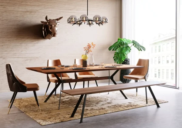 Tavolo Downtown noce 220x100cm - KARE