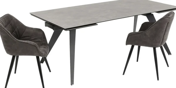 Tavolo Estensibile Amsterdam Scuro 200(45+45)x100cm - KARE