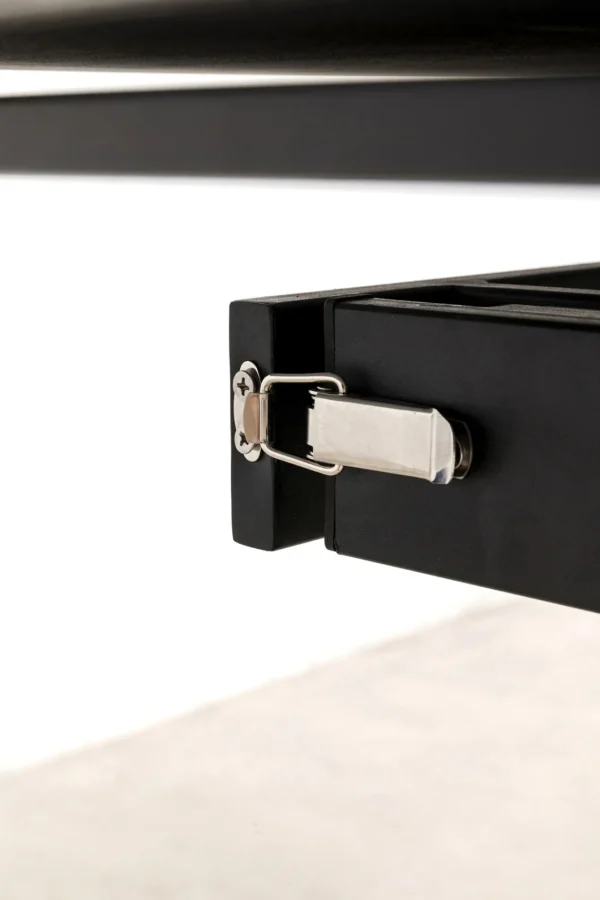 Tavolo estensibile Twist nero 120(30+30)x90cm - KARE