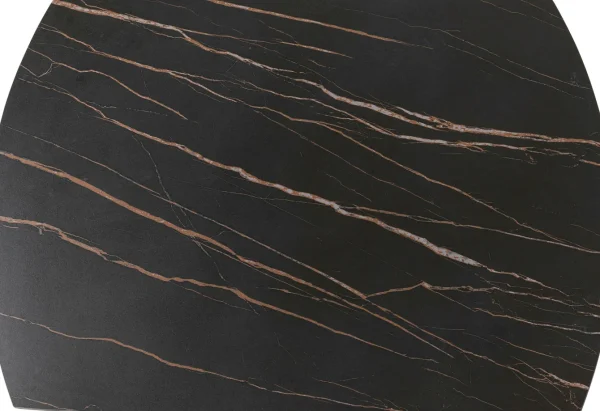 Tavolo estensibile Twist nero 120(30+30)x90cm - KARE
